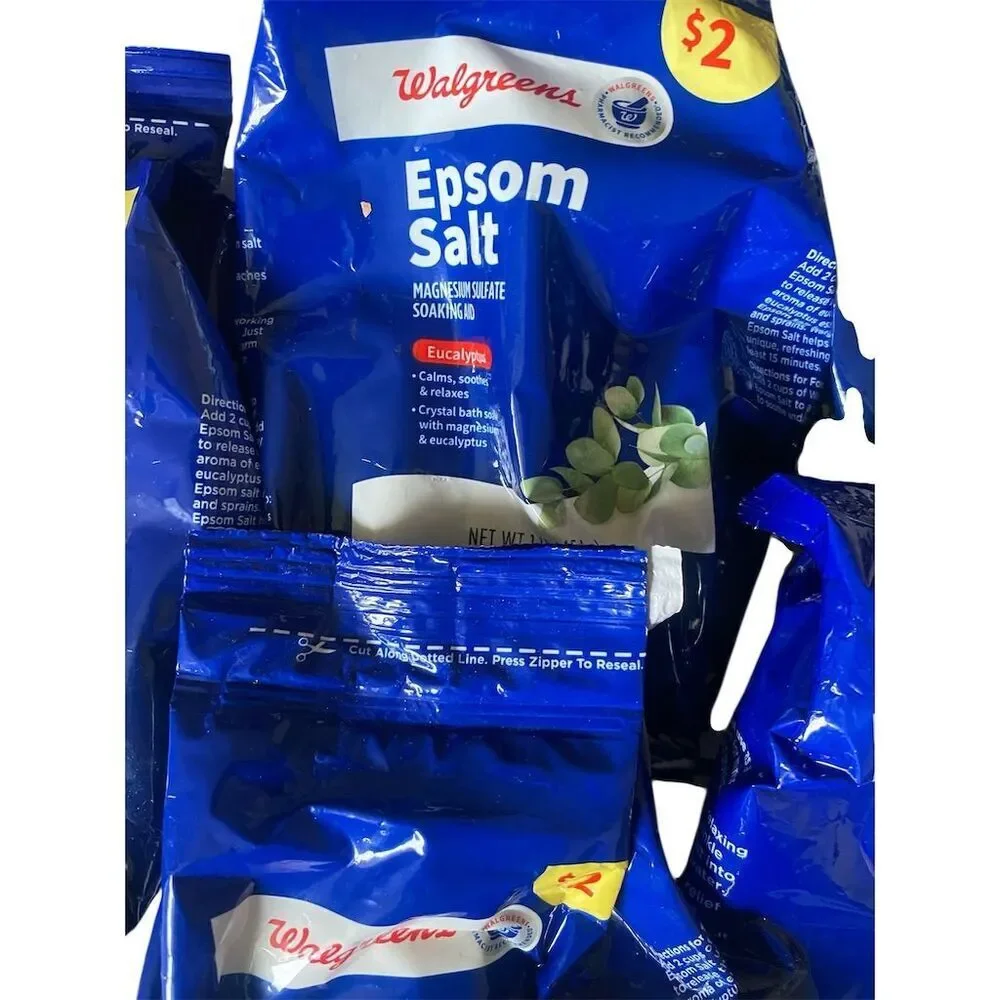 Walgreens Epsom Salt Eucalyptus Scent 1 lb All Natural Bath Soak